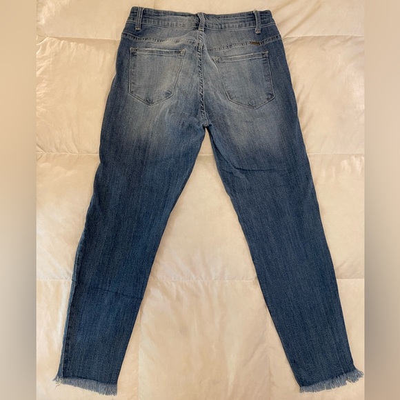 LIKE NEW - KANCAN DISTRESSED FRAYED HEM JEANS - SIZE 29 - Picture 3 of 10
